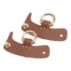 thumbnail image 4 of Anillas en D para correas de bolso Anillas en D para correas de bolso Sin perforaciones Correa universal para bolso Marrón, 4 of 9