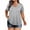 Silver Plus Size Tops#01, variant on yoeyez Women's Sparkly Plus Size T-Shirt Glitter V-Neck Short Sleeve Tee Fashion Casual Loose Fit Evening Outings Party Tops Black,XXL
