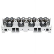 Edelbrock Cylinder Head SBC Performer RPM 64cc Angled Spark Plugs