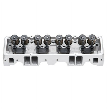 Edelbrock Cylinder Head SBC Performer RPM 64cc Angled Spark Plugs