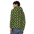 thumbnail image 4 of Goofa Gnomes In Caps Pattern Mens Full-zip Hoodie, Zip-up Pullover Hooded Sweatshirt, Kangaroo Pocket Hoodie Ideal for Daily Wear, Travel, and Home-, 4 of 5