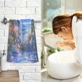 thumbnail image 7 of Yayeee 100% Cotton Hand Towels for Bathroom 16" x 28" Soft Absorbent Kitchen Towel, Beautiful Floral Moon, 7 of 7