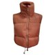 thumbnail image 1 of Chaleco acolchado de invierno para mujer, con cremallera completa, cuello levantado, ligero, ajustable, con cordón, Color café XXL, 1 of 2