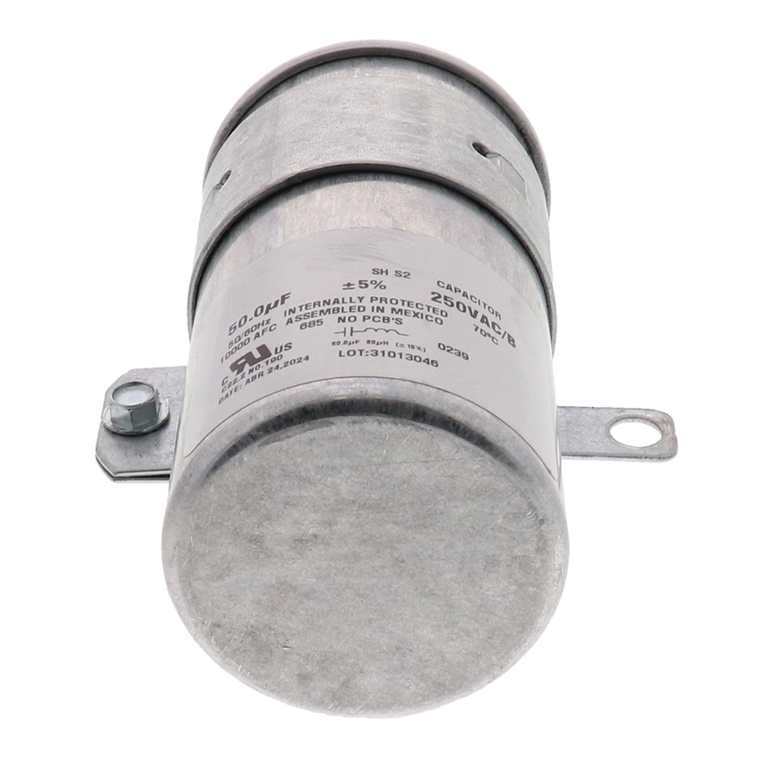 ERP Replacement Washing Machine 50-Microfarad Motor Run Capacitor for Whirlpool Part Number W10804664, W10804664