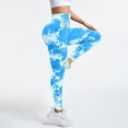 thumbnail image 4 of UngA Anti Cellulite Leggings Womens Butt Lifting Tummy Control Resistance Band High Waisted Leggings Cellumove 3D Compression Workout Women Leggings Light Blue,S, 4 of 8