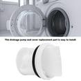 thumbnail image 3 of Washer Drainage Pump Seal Cover, Large Capacity Sealing Drain Pump Filter Leakproof High Performance Drain Cover Outlet Seal Plug for Home Laundry Washing Machine, 3 of 7