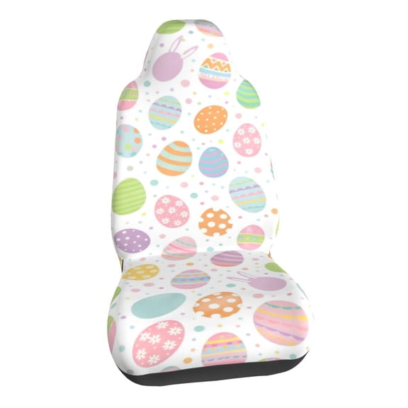 Easter Eggs Car Seat Covers Stretch Car Seat Protectors Universal Fit