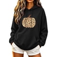 thumbnail image 2 of DIOAZUD Women's Halloween Sweatshirts Funny Pumpkin Graphic Pullover Hoodies Trendy Going Out Long Sleeve Sweater Tops Halloween Costumes, 2 of 5