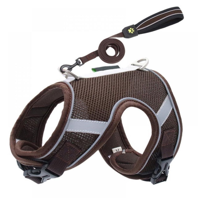 MesaSe Dog Reflective Collars Harnesses Leads Vest Harness Pet Harness for Small Medium Large Dogs Collars Harnesses Leads