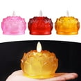 thumbnail image 6 of Reusable LED Lotus Buddha Lamp for Home Light Decoration Buddha Altar Table, 6 of 9