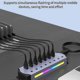thumbnail image 3 of Type A YX-H307 7 Port USB 3.0 Hub with Individual On/Off Switches and Lights 5Gbps Data Transfer, 3 of 5