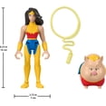 thumbnail image 4 of Fisher-Price DC League of Super-Pets Wonder Woman & PB Poseable Figure Set, 3 Pieces, 4 of 6
