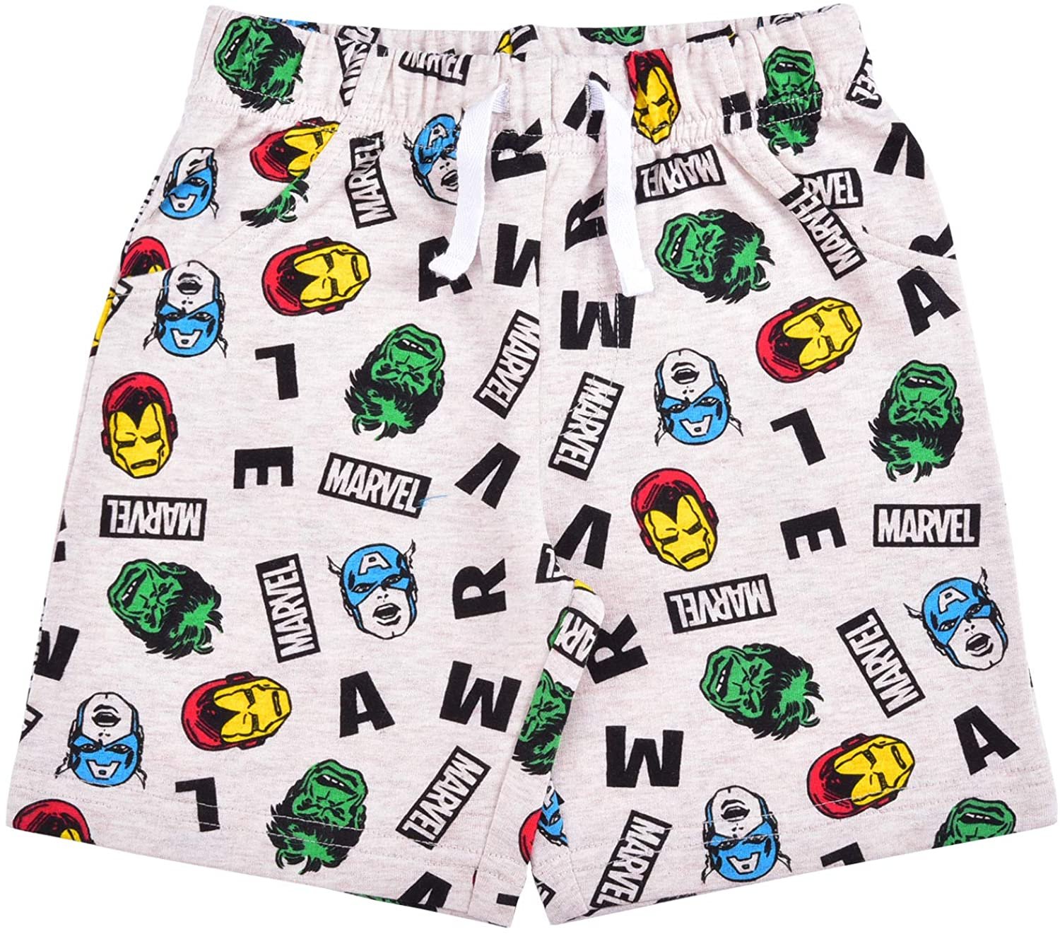 Marvel Superheroes 2 Pack Shorts Set for Boys, Ironman, Hulk and Captain America - image 2 of 5