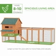 thumbnail image 6 of PawHut Lockable Chicken Coop Wood Construction Poultry House with Nest Boxes, 6 of 10