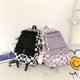 thumbnail image 5 of Mochila kawaii, mochila para estudiantes, mochila de gran capacidad, mochila para el campus con cuadros en blanco y negro, linda para niñas, 5 of 5