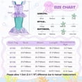thumbnail image 3 of Jurebecia Princess dress up for girls, Seafoam Green Sparkly Costume for Toddler Halloween Birthday Party & Christmas, with Accessories (11-12 Years, 150 cm), 3 of 18