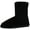 Black II, variant on Bearpaw Emma Short 608 8 Inch Womens Boots Sheepskin Suede