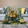 thumbnail image 2 of Orinice Duck Blanket Fleece Warm Soft Cozy Blanket Throw Couch Bed Print Couch and House Decor Gift Idea Throws, for Sofa for Kids Teen Young Boys Girls,  60x80in, 2 of 6