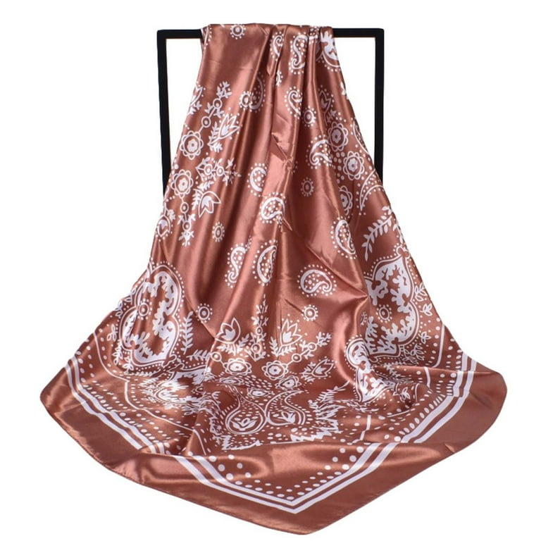 Xysaqa Silk Like Head Scarf, Women's 35