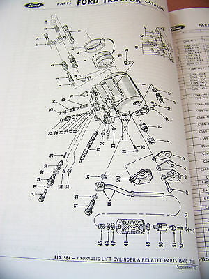 Ford 3000 Serie Traktor Service,Teile Katalog,Bedienungsanleitung  5  Handbücher 