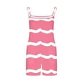 thumbnail image 4 of Yanlir Womens Loose Fit Jumpsuit Pants Sleeveless Solid Color Pocket Casual Wide Leg Summer Lounge Wear(Pink#1,L), 4 of 5