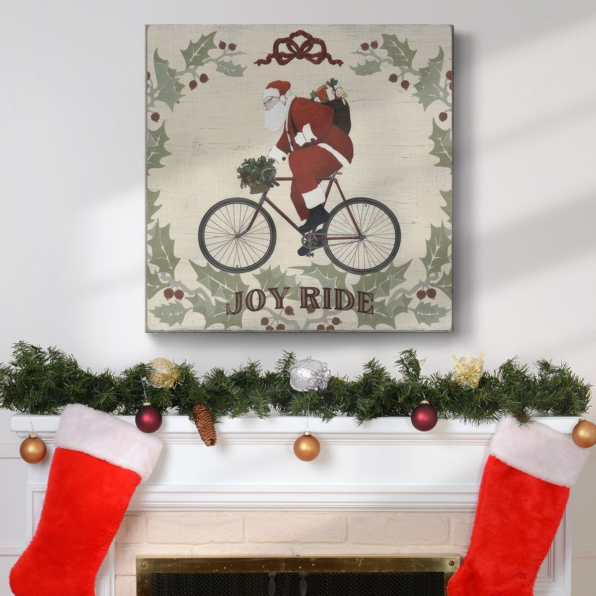 Joyride Santa Collection A- Gallery Wrapped Canvas