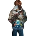 thumbnail image 2 of Kids Ark Survival Pullover Hoodie Realistic 3d Print Graphic Hooded Sweatshirts With Drawstring, 2 of 8