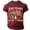 Brick Red, variant on Mens 250th Anniversary USA Shirt for Men American Flag T-Shirt 4th of July Shirt 250 Years Birthday Patriotic Tops Army Green XXL