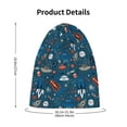 thumbnail image 4 of Sikiie Cartoon Space1 Toddler Beanie Kids Beanie Hat Warm Winter Hats for Boys Girls Knit Cap, 4 of 7