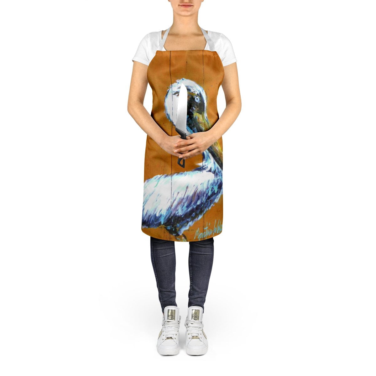 Hangin In Pelican Apron 27 in x 30 in