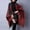 Red, variant on Segolike Women's Warm Cape Blanket Ladies Open Front Wrap Poncho Shawl Plaid Cardigan - Red, as described