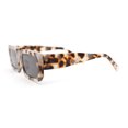 thumbnail image 3 of Womens Square Rectangle Mod Plastic Minimal Sunglasses Slate Tortoise - Black, 3 of 4