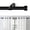 Black, variant on MaKefeile Classic 48 Inch Gold Curtain Rods Heavy duty Single Curtain Rod for Windows,1 Inch Diameter