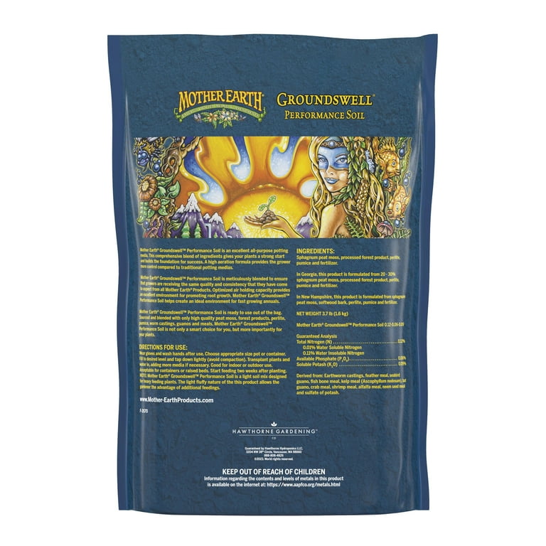 2 pack) Mother Earth Groundswell Performance Soil, All-Purpose