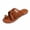 Brown, variant on flat flat sandals for women Toe Loop Open Toe Slide Flat Arch Flat Heel Flatform Stability flat sandals for women