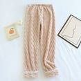 thumbnail image 2 of Pantalones termicos Gibobby para Mujer de Terciopelo rosa XL, 2 of 5