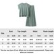 thumbnail image 2 of Pantalones Conjunto de pantalones de camiseta informal para mujer, cuello redondo, sin mangas, atuendo diario (verde M) Kuymtek Verde T M para Mujer, 2 of 6