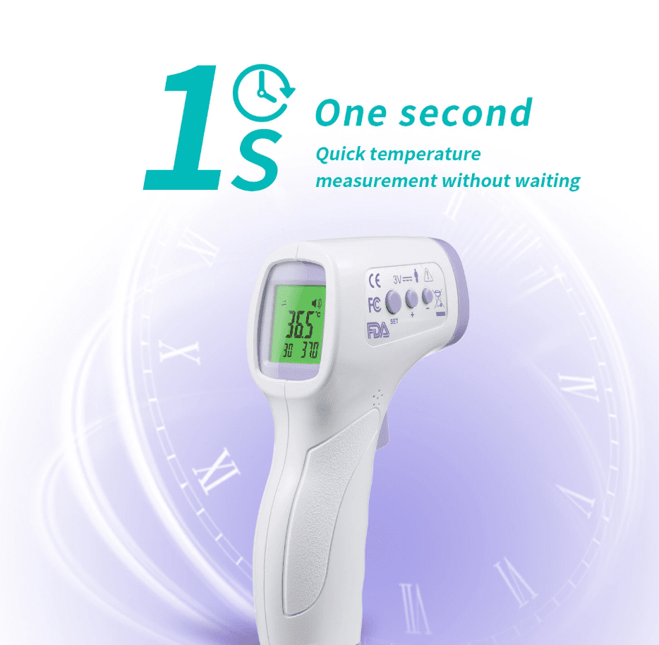 Non-Contact IR Infrared Thermometer Gun LCD Digital Forehead Baby Adult Body US 