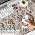 thumbnail image 2 of Long Mouse Pads for Desk,Boho Brown Damask Ethnic Pattern Desk Mats on Top Of Desks, Desk Mouse Pad Extra Large with 3mm Non-Slip Base and Stitched Edge for Gaming,Office,Work,Home 47.3"x23.6", 2 of 6