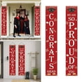 thumbnail image 2 of Decorative Flags, Congratulations Class of 2025 Sign Banner Door Cover Graduation Decorations Large Front Door Porch Sign Indoor Outdoor Photo Booth Props, Flags_ Banners & Accessories, 2 of 9