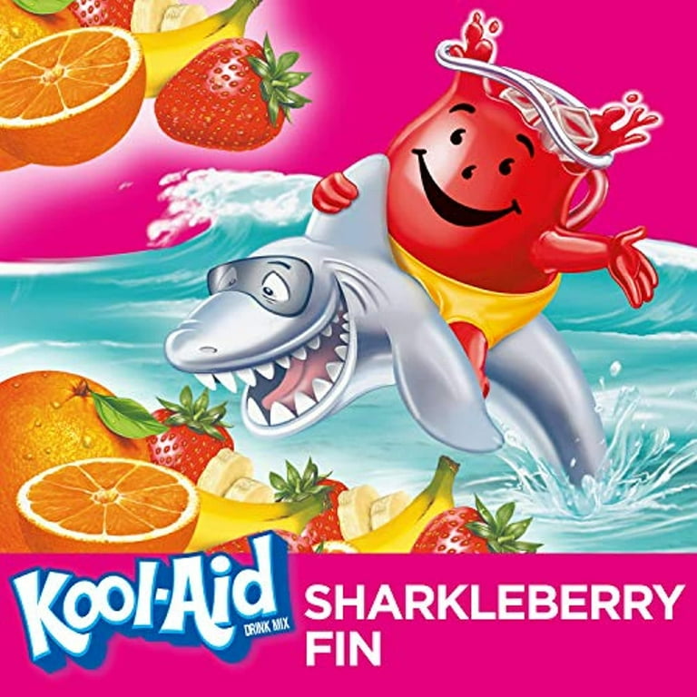 Kool-Aid Sugar Sweetened Sparkleberry Fin Flavored Powder Kool-Aid Sugar Sweetened Sparkleberry Fin Flavored Powder