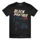 thumbnail image 1 of Black Panther - Camiseta Wakanda Forever Kneel Lavado para Hombre (Negro Retro), 1 of 2