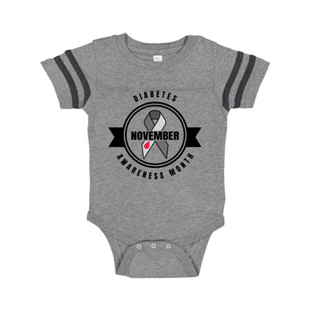 

Inktastic Diabetes Awareness Month November Gift Baby Boy or Baby Girl Bodysuit