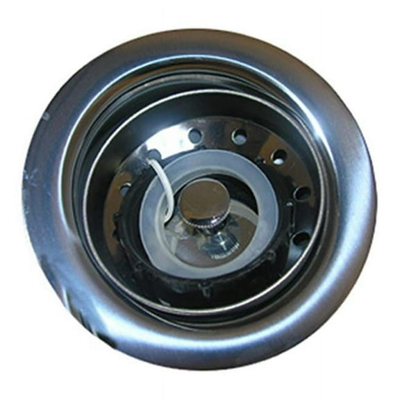 03-1061 Plastic Kitchen Sink Strainer, Chrome