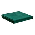 thumbnail image 2 of Mantel cuadrado de poliéster lavable de 85 x 85 cm para mesa de juego o cena. Verde oscuro, 2 of 9