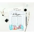 thumbnail image 5 of Inkdotpot 50 BabyAlphabetABCGameWinter Jungle Theme Baby Shower Game Gender Neutral Party Supplies, 5 of 6