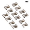 thumbnail image 3 of CAROOTU 30 Ou 120 Pcs Acier Inoxydable Verre à Effet de Serre Clips de Fixation W Type Clou de Jardin 304 Inoxydable, 3 of 7