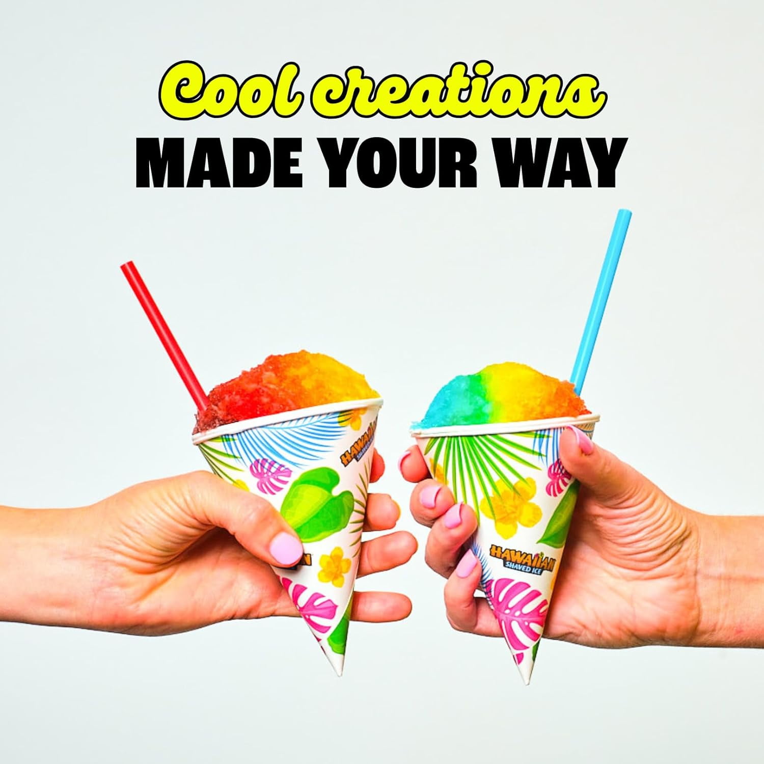Kid-Friendly S700 Snow Cone and Shaved Ice  with 1-Year Warranty, 120V White