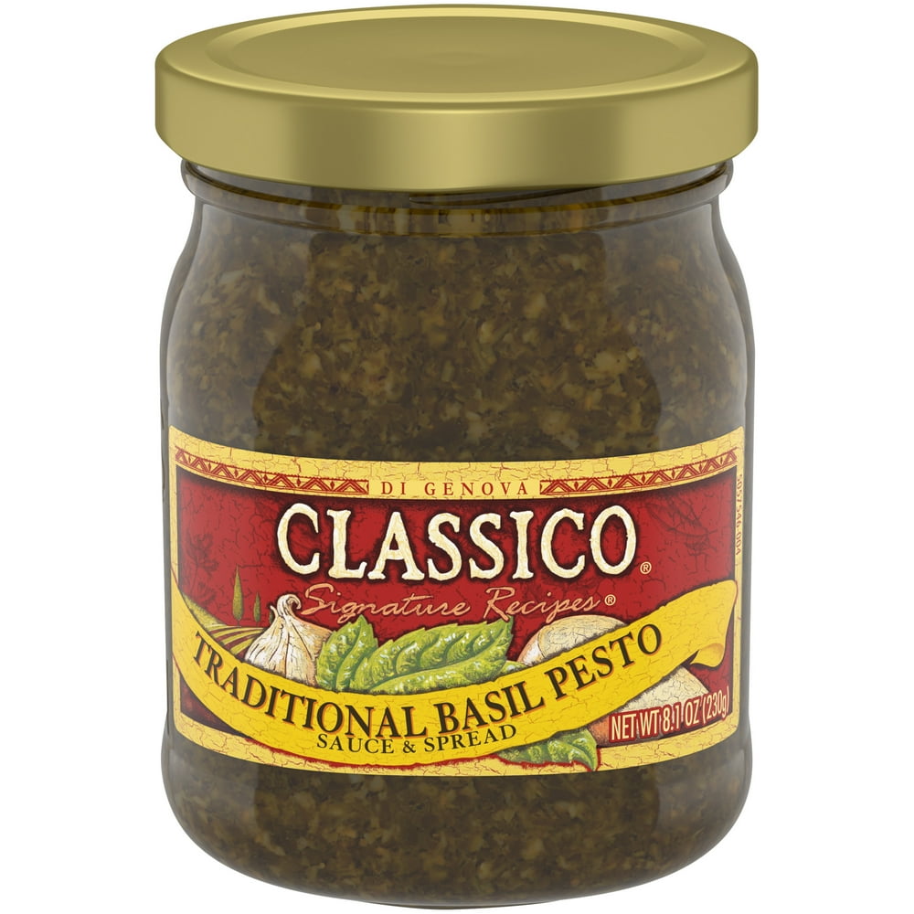 Classico Signature Recipes Traditional Basil Pesto Sauce & Spread, 8.1