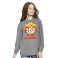 thumbnail image 2 of Awkward Styles Halloween Youth Sweatshirt for Girls Sister Scarecrow Crewneck Tee for Kids, 2 of 4